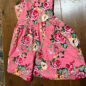 Zunie Girl Dress 10 12 Spring Floral Easter Summer